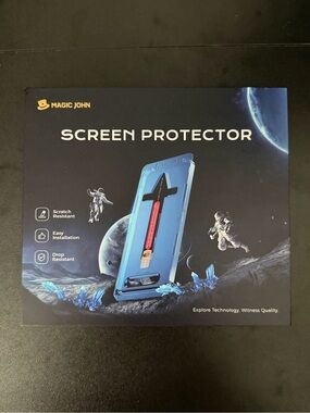 MAGIC JOHN 2-Pack IPhone 17 Pro Max Screen Protector